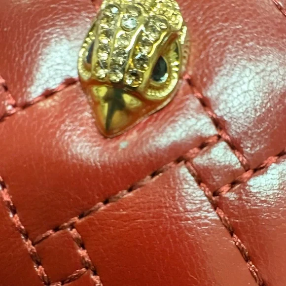 Kurt Geiger London Kensington Heart Mirror bag charm NWT - Picture 5 of 5